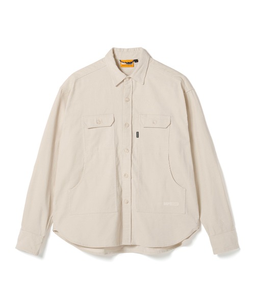 GRIP SWANY(グリップスワニー)の「【GSMSH-231】 CORDUROY CPO SHIRTS(シャツ/ブラウス・メンズ・オフホワイト/ブラック/ダークブラウン/ライトグレー・XL/L/M)」の2枚目の写真