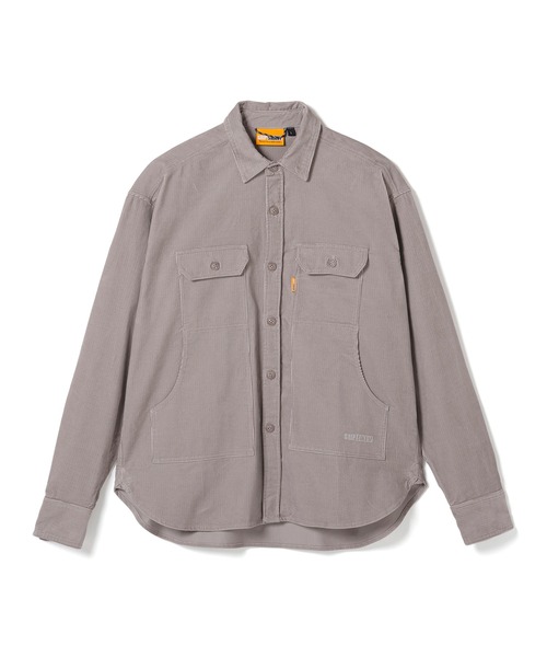 GRIP SWANY(グリップスワニー)の「【GSMSH-231】 CORDUROY CPO SHIRTS(シャツ/ブラウス・メンズ・オフホワイト/ブラック/ダークブラウン/ライトグレー・XL/L/M)」の1枚目の写真