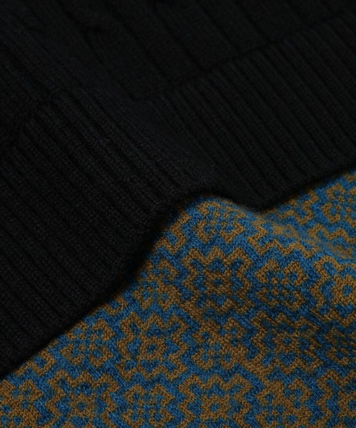 DRIES VAN NOTEN(ドリスヴァンノッテン)の「MEDAN 4751 M.K.SWEATER(ニット/セーター・メンズ・ブラック/イエロー系その他/グリーン系その他・S/M)」の11枚目の写真