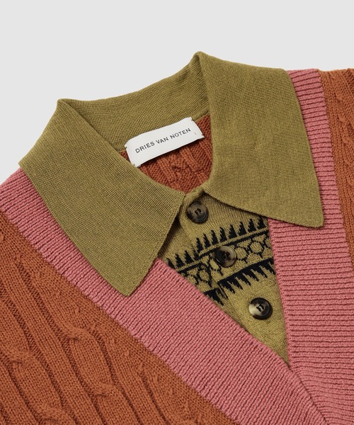 DRIES VAN NOTEN(ドリスヴァンノッテン)の「MEDAN 4751 M.K.SWEATER(ニット/セーター・メンズ・ブラック/イエロー系その他/グリーン系その他・S/M)」の14枚目の写真