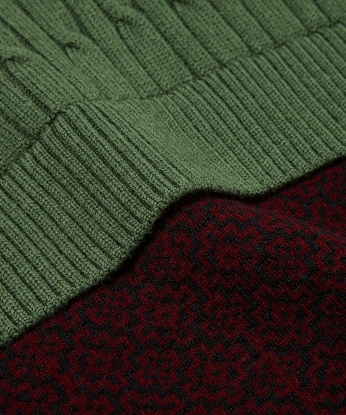 DRIES VAN NOTEN(ドリスヴァンノッテン)の「MEDAN 4751 M.K.SWEATER(ニット/セーター・メンズ・ブラック/イエロー系その他/グリーン系その他・S/M)」の13枚目の写真