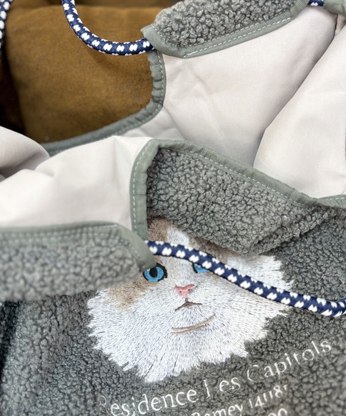 cepo(セポ)の「【WEB限定】アニマル刺繍ボアトートバッグ(トートバッグ・レディース・グレー/ブラウン/カーキ/ベージュ/オフホワイト/チャコール・FREE)」の18枚目の写真