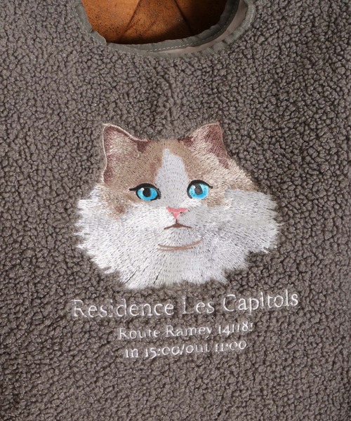 cepo(セポ)の「【WEB限定】アニマル刺繍ボアトートバッグ(トートバッグ・レディース・グレー/ブラウン/カーキ/ベージュ/オフホワイト/チャコール・FREE)」の8枚目の写真