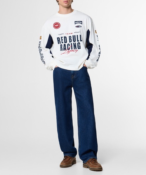 Red Bull Racing(レッドブルレーシング)の「TEAM LOOSE FIT LONG SLEEVE T-SHIRT(Tシャツ/カットソー・メンズ・ネイビー/オフホワイト・LARGE/X-LARGE/MEDIUM)」の9枚目の写真