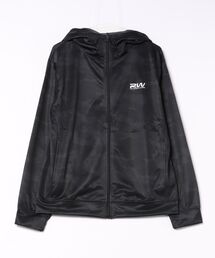 (SA) 迷彩 ワンポイント ジップパーカー