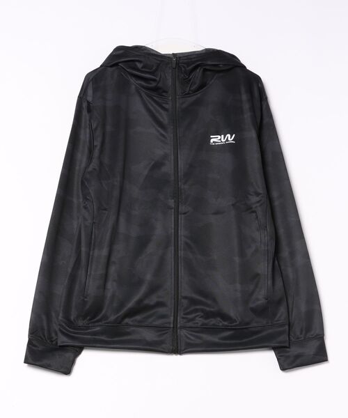 BAYBLO(ベイブロ)の「(SA) 迷彩 ワンポイント ジップパーカー(パーカー・メンズ・ブラック/グレー・M/L)」の1枚目の写真