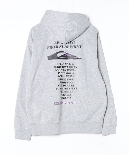 Quiksilver(クイックシルバー)の「クイックシルバー QUIKSILVER WR BONDING ZIP PK(パーカー・メンズ・ライトグレー/ブラック×ホワイト/ブラック・S/M/L/LL)」の15枚目の写真