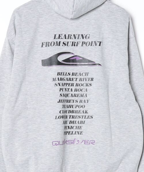 Quiksilver(クイックシルバー)の「クイックシルバー QUIKSILVER WR BONDING ZIP PK(パーカー・メンズ・ライトグレー/ブラック×ホワイト/ブラック・S/M/L/LL)」の16枚目の写真