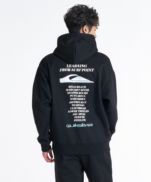 Quiksilver(クイックシルバー)の「クイックシルバー QUIKSILVER WR BONDING ZIP PK(パーカー・メンズ・ライトグレー/ブラック×ホワイト/ブラック・S/M/L/LL)」の5枚目の写真