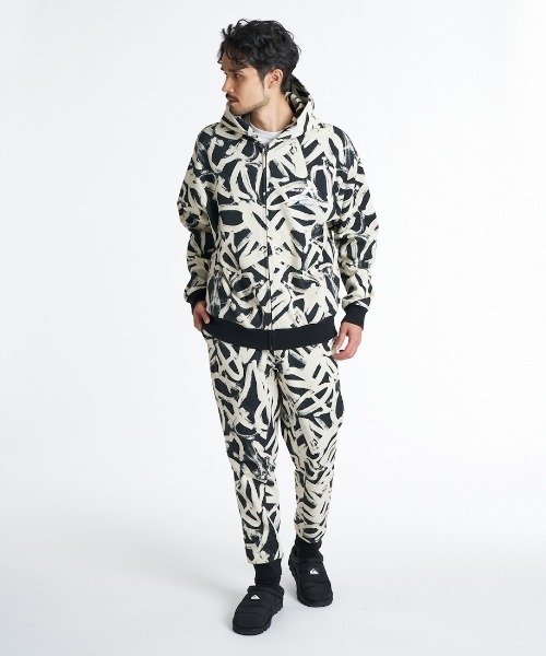Quiksilver(クイックシルバー)の「クイックシルバー QUIKSILVER WR BONDING ZIP PK(パーカー・メンズ・ライトグレー/ブラック×ホワイト/ブラック・S/M/L/LL)」の7枚目の写真