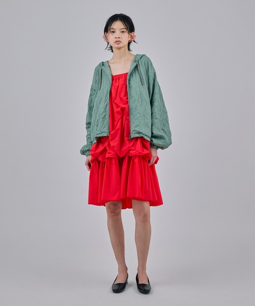 NON TOKYO(ノントーキョー)の「FLOWER SMOCKING SKIRT(スカート・レディース・レッド/ライトイエロー/ブラック・FREE)」の7枚目の写真