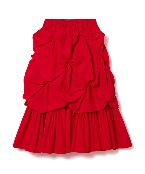 NON TOKYO(ノントーキョー)の「FLOWER SMOCKING SKIRT(スカート・レディース・レッド/ライトイエロー/ブラック・FREE)」の17枚目の写真