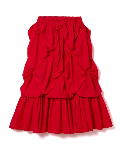 NON TOKYO(ノントーキョー)の「FLOWER SMOCKING SKIRT(スカート・レディース・レッド/ライトイエロー/ブラック・FREE)」の18枚目の写真