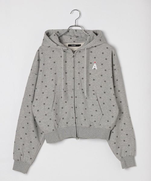 ALAND（エーランド）の「【UNISEX】ALAND／アソート柄裏毛パーカー（パーカー・レディース・ブラック/ライトグレー/グレー・SMALL/LARGE）」の3枚目の写真
