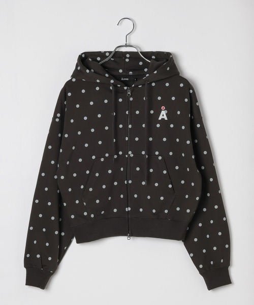 ALAND（エーランド）の「【UNISEX】ALAND／アソート柄裏毛パーカー（パーカー・レディース・ブラック/ライトグレー/グレー・SMALL/LARGE）」の2枚目の写真
