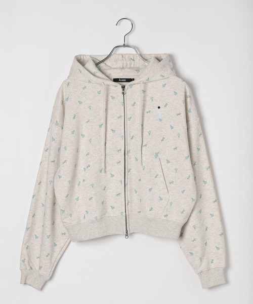 ALAND（エーランド）の「【UNISEX】ALAND／アソート柄裏毛パーカー（パーカー・レディース・ブラック/ライトグレー/グレー・SMALL/LARGE）」の13枚目の写真