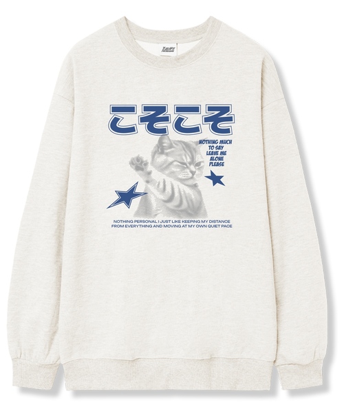 TI.GLAKE(ティーグレイク)の「リブリオロン オーバーサイズ 裏毛 スウェット Tシャツ 6カラー(スウェット・レディース・ブラック/ネイビー/ブラウン/グレー/クリーム/チャコール・LARGE/X-LARGE/XX-LARGE)」の6枚目の写真