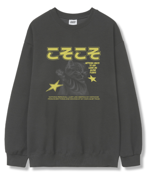 TI.GLAKE(ティーグレイク)の「リブリオロン オーバーサイズ 裏毛 スウェット Tシャツ 6カラー(スウェット・レディース・ブラック/ネイビー/ブラウン/グレー/クリーム/チャコール・LARGE/X-LARGE/XX-LARGE)」の8枚目の写真