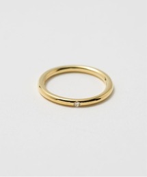 STUDIOUS(�X�e���f�B�I�X)�́ySHRINE�zBASIC RING W/ STONE GLD/GRN(�����O)