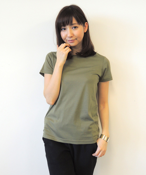 N.（N. Natural Beauty Basic）（エヌエヌナチュラルビューティーベーシック）の「BASIC Tシャツ（Tシャツ/カットソー・レディース・ホワイト/ホワイト系その他/ダークネイビー/ブラック/カーキ/グレー・MEDIUM）」の5枚目の写真