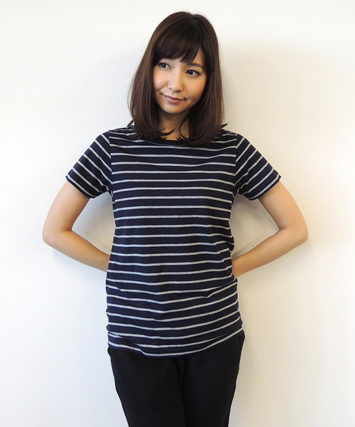 N.（N. Natural Beauty Basic）（エヌエヌナチュラルビューティーベーシック）の「BASIC Tシャツ（Tシャツ/カットソー・レディース・ホワイト/ホワイト系その他/ダークネイビー/ブラック/カーキ/グレー・MEDIUM）」の6枚目の写真