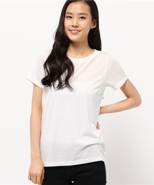 N.（N. Natural Beauty Basic）（エヌエヌナチュラルビューティーベーシック）の「BASIC Tシャツ（Tシャツ/カットソー・レディース・ホワイト/ホワイト系その他/ダークネイビー/ブラック/カーキ/グレー・MEDIUM）」の15枚目の写真
