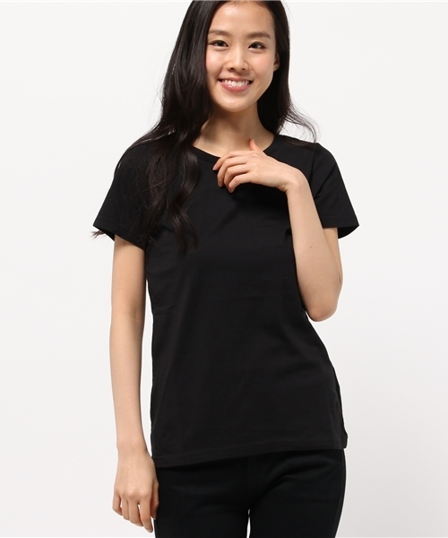 N.（N. Natural Beauty Basic）（エヌエヌナチュラルビューティーベーシック）の「BASIC Tシャツ（Tシャツ/カットソー・レディース・ホワイト/ホワイト系その他/ダークネイビー/ブラック/カーキ/グレー・MEDIUM）」の7枚目の写真