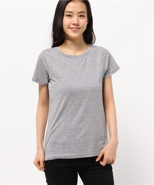 N.（N. Natural Beauty Basic）（エヌエヌナチュラルビューティーベーシック）の「BASIC Tシャツ（Tシャツ/カットソー・レディース・ホワイト/ホワイト系その他/ダークネイビー/ブラック/カーキ/グレー・MEDIUM）」の8枚目の写真