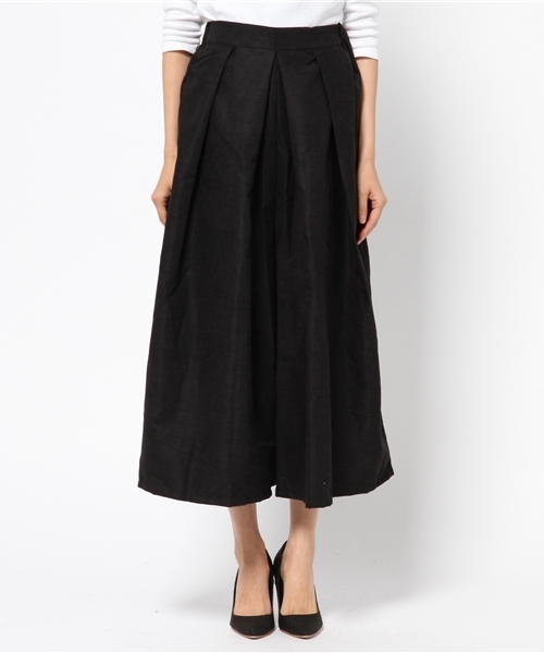 MERLOT（メルロー）の「ボックスプリーツロングスカンツ4808（その他パンツ・レディース・ブラック/その他/ネイビー/キャメル/グリーン/ピンク/グレー/ベージュ・FREE）」の13枚目の写真