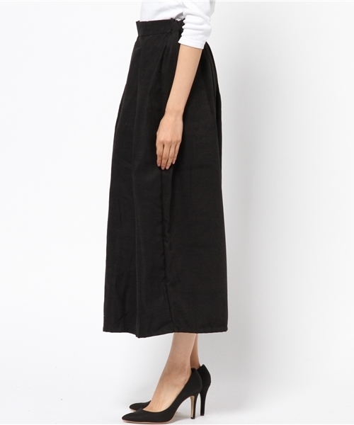 MERLOT（メルロー）の「ボックスプリーツロングスカンツ4808（その他パンツ・レディース・ブラック/その他/ネイビー/キャメル/グリーン/ピンク/グレー/ベージュ・FREE）」の14枚目の写真