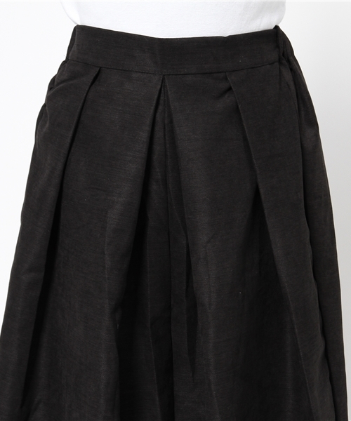 MERLOT（メルロー）の「ボックスプリーツロングスカンツ4808（その他パンツ・レディース・ブラック/その他/ネイビー/キャメル/グリーン/ピンク/グレー/ベージュ・FREE）」の9枚目の写真