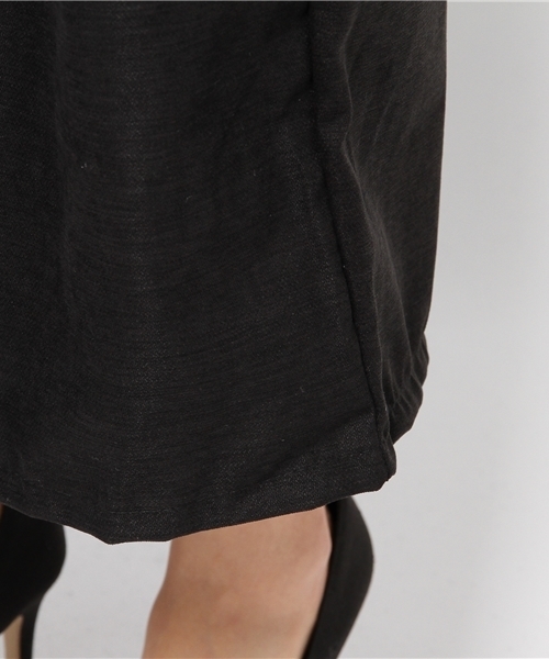 MERLOT（メルロー）の「ボックスプリーツロングスカンツ4808（その他パンツ・レディース・ブラック/その他/ネイビー/キャメル/グリーン/ピンク/グレー/ベージュ・FREE）」の11枚目の写真