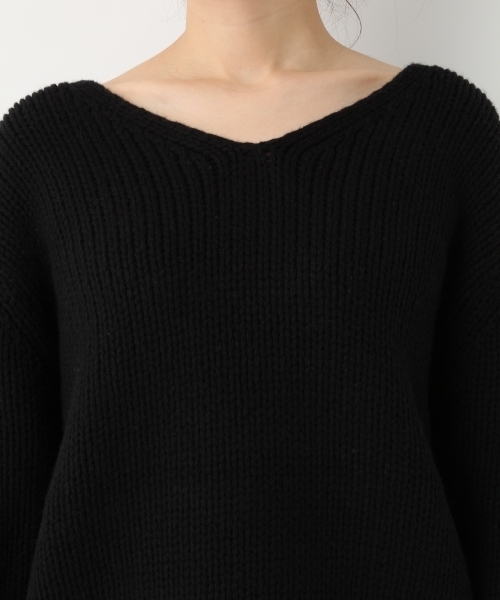 A part by（アパートバイ）の「1.5GCoNyWザックリPO　746619 （ニット/セーター・レディース・オフホワイト/レッド/ブルー/ブラック・FREE）」の10枚目の写真