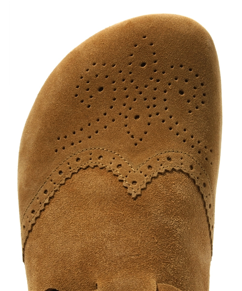 HYSTERIC GLAMOUR（ヒステリックグラマー）の「SUEDE LEATHER WING TIPサンダル（サンダル・メンズ・ブラウン/ブラック・25.5cm/26.5cm/27.5cm）」の6枚目の写真