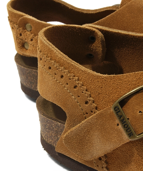 HYSTERIC GLAMOUR（ヒステリックグラマー）の「SUEDE LEATHER WING TIPサンダル（サンダル・メンズ・ブラウン/ブラック・25.5cm/26.5cm/27.5cm）」の9枚目の写真