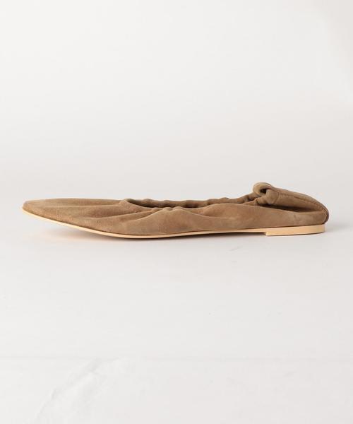 green label relaxing（グリーンレーベルリラクシング）の「CF ギャザーFLTシューズ ◆（その他シューズ・レディース・ベージュ/ライトグレー/ブラック・37(23.5)/38(24.5)/36(22.5)）」の16枚目の写真