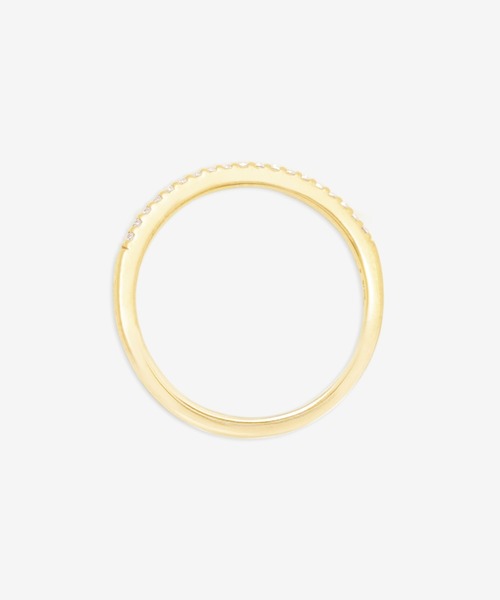 BLOOM（ブルーム）の「シルバー キュービックジルコニア ハーフエタニティ リング ピンキーリング可 BLOOM/ブルーム（リング・レディース・イエロー・9号/7号/3号/13号/15号/11号/1号/5号）」の22枚目の写真