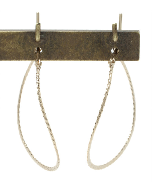 agete（アガット）の「K10フープピアス（ピアス（両耳用））」 - WEAR