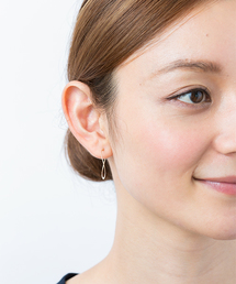 agete（アガット）の「K10フープピアス（ピアス（両耳用））」 - WEAR