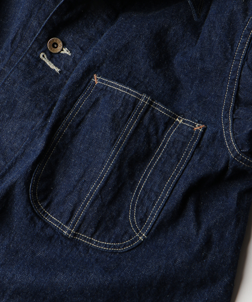 orSlow（オアスロウ）の「orSlow/オアスロウ 40's COVERALL/カバーオール（カバーオール・メンズ・ネイビー・2/1）」の9枚目の写真