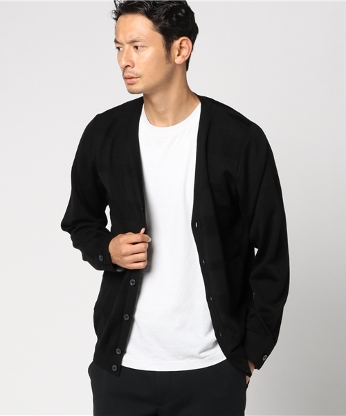 BLACK LABEL CRESTBRIDGE(ブラックレーベル・クレストブリッジ)の「シャドークレストブリッジチェックパネルカーディガン(カーディガン/ボレロ・メンズ・ライトグレー/オフホワイト/ネイビー/レッド/ブラック/ベージュ・L/M/S/LL)」の3枚目の写真