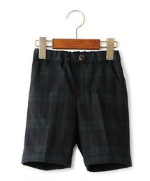 green label relaxing | 【キッズ】ブラックウォッチ ショートパンツ(スーツパンツ)