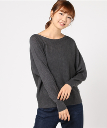 RIVE DROITE | カシミヤ混ワイドリブドルマン(ニット/セーター)