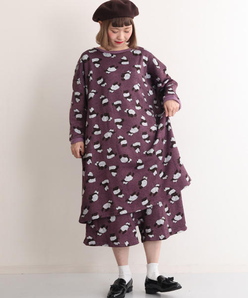 MERLOT（メルロー）の「パンダ総柄ワンピース2438（ワンピース）」 - WEAR