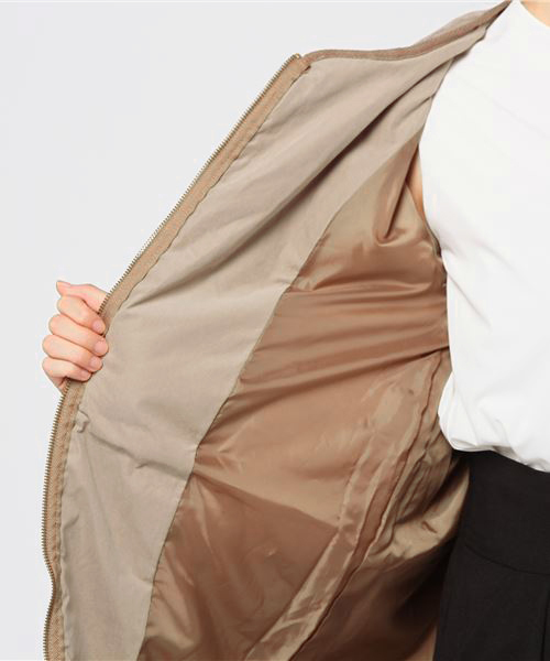 notch.(ノッチ)の「ノーカラーキルティングコート (その他アウター・レディース・カーキオリーブ/キャメル/ネイビー・L/M)」の9枚目の写真
