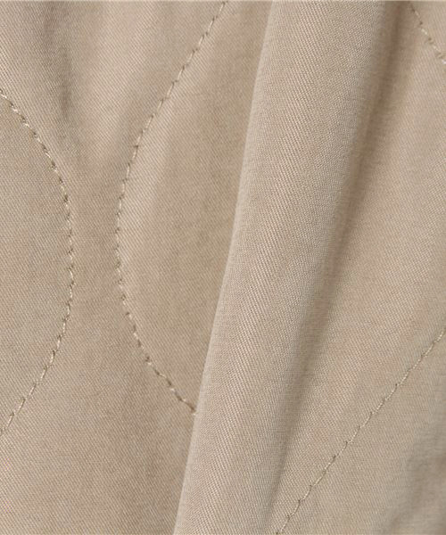 notch.(ノッチ)の「ノーカラーキルティングコート (その他アウター・レディース・カーキオリーブ/キャメル/ネイビー・L/M)」の10枚目の写真