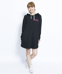 X-girl | SWEAT DOUBLE HOODIE DRESS(ワンピース)