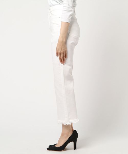 SHIPS(シップス)の「upper hights:THE TAYLOR WHITE(デニムパンツ・レディース・オフホワイト・SMALL/X-SMALL)」の3枚目の写真