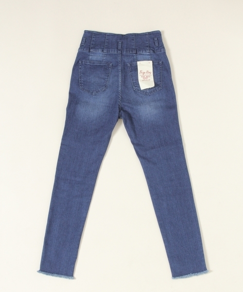 PAGEBOY（ページボーイ）の「ハイウエストスキニーデニム（デニムパンツ・レディース・ブルー/ネイビー/ブラック・LARGE/MEDIUM/SMALL）」の17枚目の写真