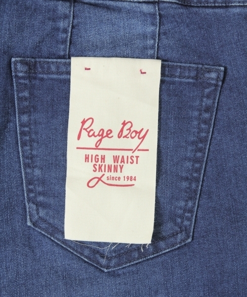 PAGEBOY（ページボーイ）の「ハイウエストスキニーデニム（デニムパンツ・レディース・ブルー/ネイビー/ブラック・LARGE/MEDIUM/SMALL）」の19枚目の写真